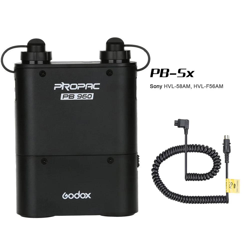 Godox PB960 черная вспышка Speedlite power battery Pack 4500mAh для Nikon canon Yongnuo Godox sony Metz Flash Speedlite - Цвет: Серый