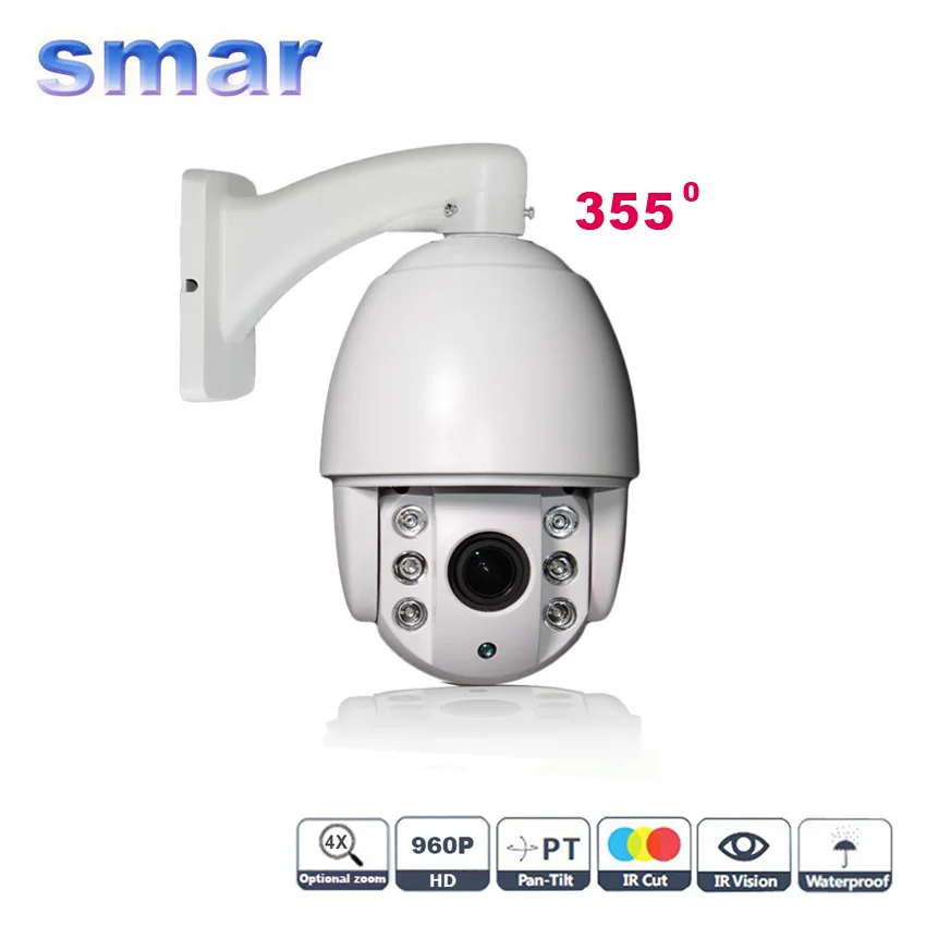 960P Mini PTZ IP Camera Outdoor 4X Zoom 1.3MP HD Network IP CCTV Speed Dome Camera With IR-CUT Support Onvif P2P Mobile Monitor camera : image 960P Mini PTZ IP Camera Outdoor 4X Zoom 1.3MP HD Network IP CCTV Speed Dome Camera With IR-CUT Support Onvif P2P Mobile Monitor camera