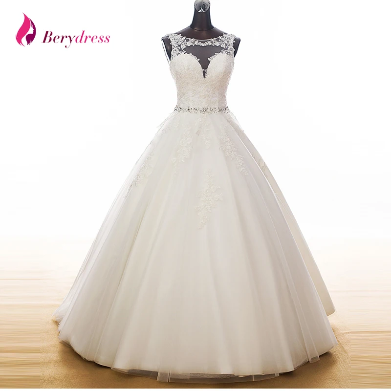 Wedding Dresses Bridal Gown Cheapest Wedding Gowns A line Sleeveless Bridal Dresses Appliqeus O