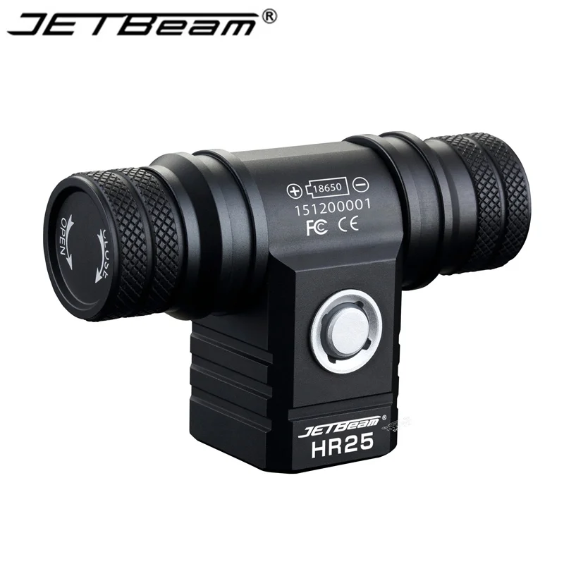 Налобный фонарь Jetbeam HR25 Cree XM-L2 800 люмен 18650+ 1 шт. налобный фонарь Jetbeam 2400 мАч 18650 аккумулятор