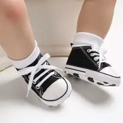 Новинка 2019 года, парусиновые детские кроссовки для малышей, спортивная обувь для новорожденных девочек и мальчиков, обувь для малышей с