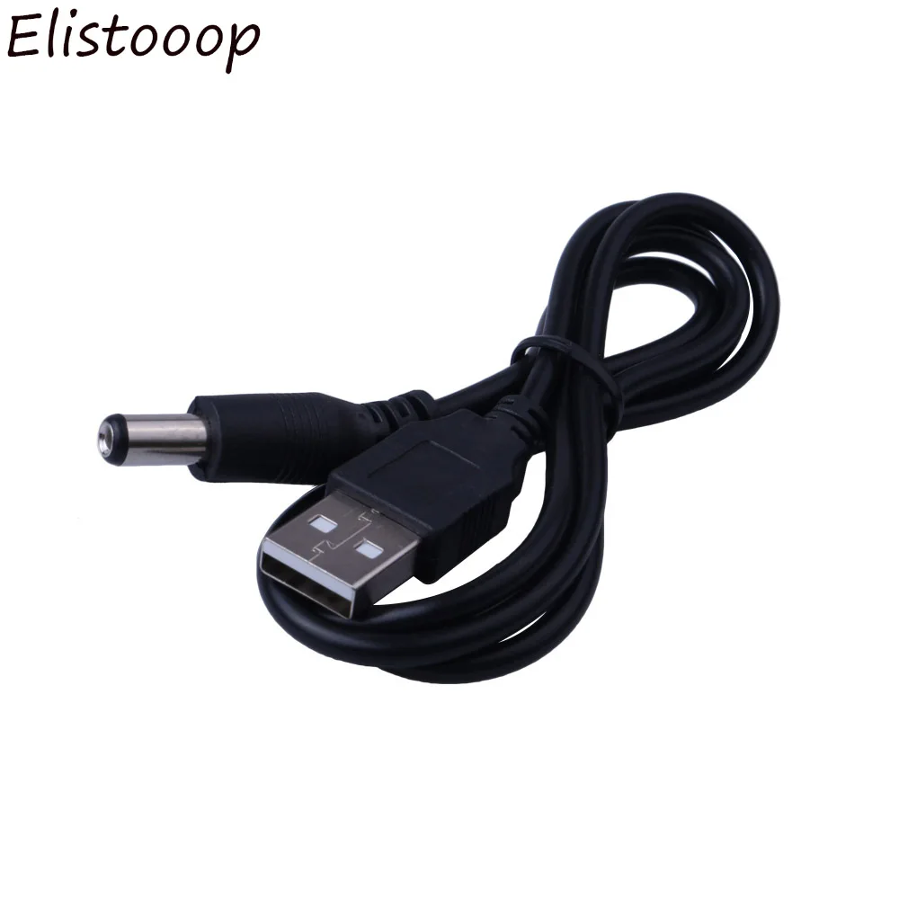 Elistoooop USB 5V Зарядное устройство Кабель питания для DC 5,5 мм разъем jack USB кабель питания для MP3/MP4 плеера