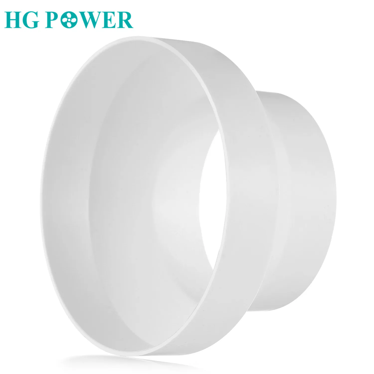 Plastic Straight Duct Adaptor Connector Ventilation Duct Fan Reducer and Increaser Connectter Inline Heating Cooling Accessories