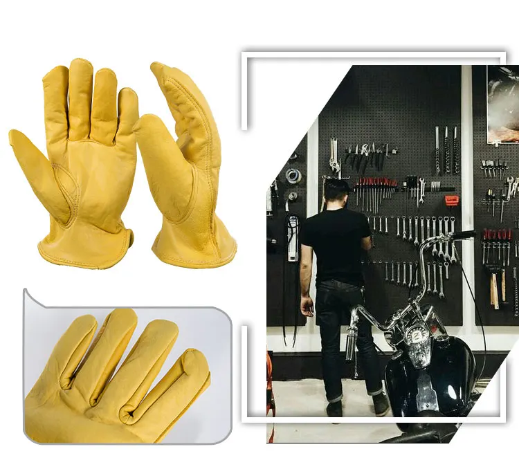 OZERO Men's Work Gloves Goat Leather Security Protection Safety Cutting Working Repairman Garage Racing Gloves For Men 0004 OZERO Men's Work Gloves Goat Leather Security Protection Safety Cutting Working Repairman Garage Racing Gloves For Men 0004