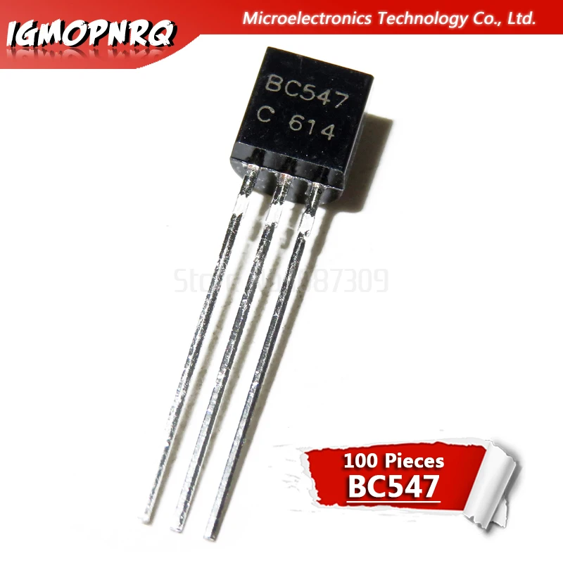 

100pcs BC547C BC547 547C TO-92 triode transistor new original