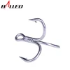 Balleo 5/10PCS Sharp quadruple reinforced triple anchor hook Treble three fishing hooks 4X times lure three fork three claw hook ► Photo 3/6