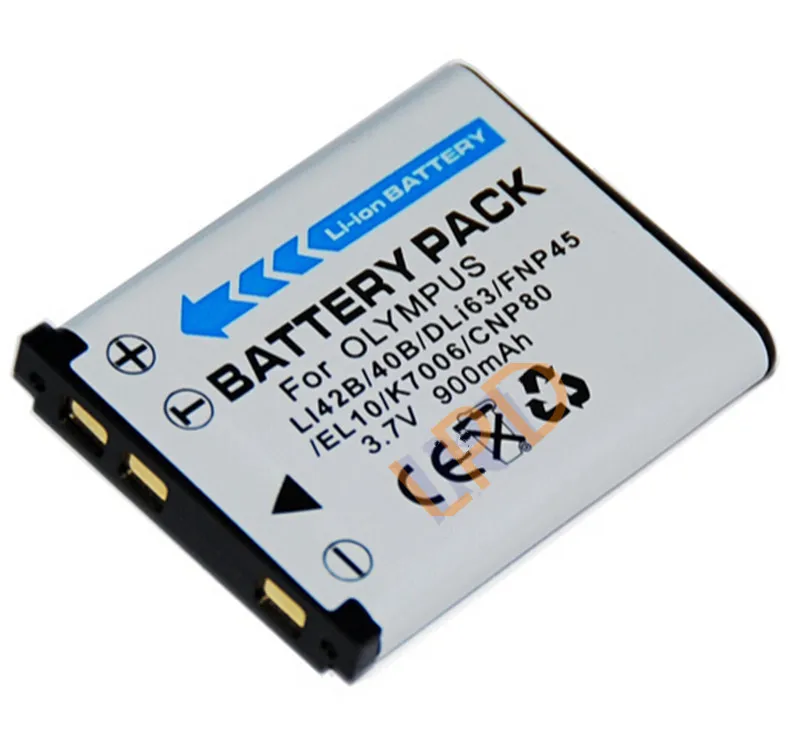 BattPit trade; New Digital Camera Battery Charger Replacement for Casio Exilim EX-S6BE 900 mAh 