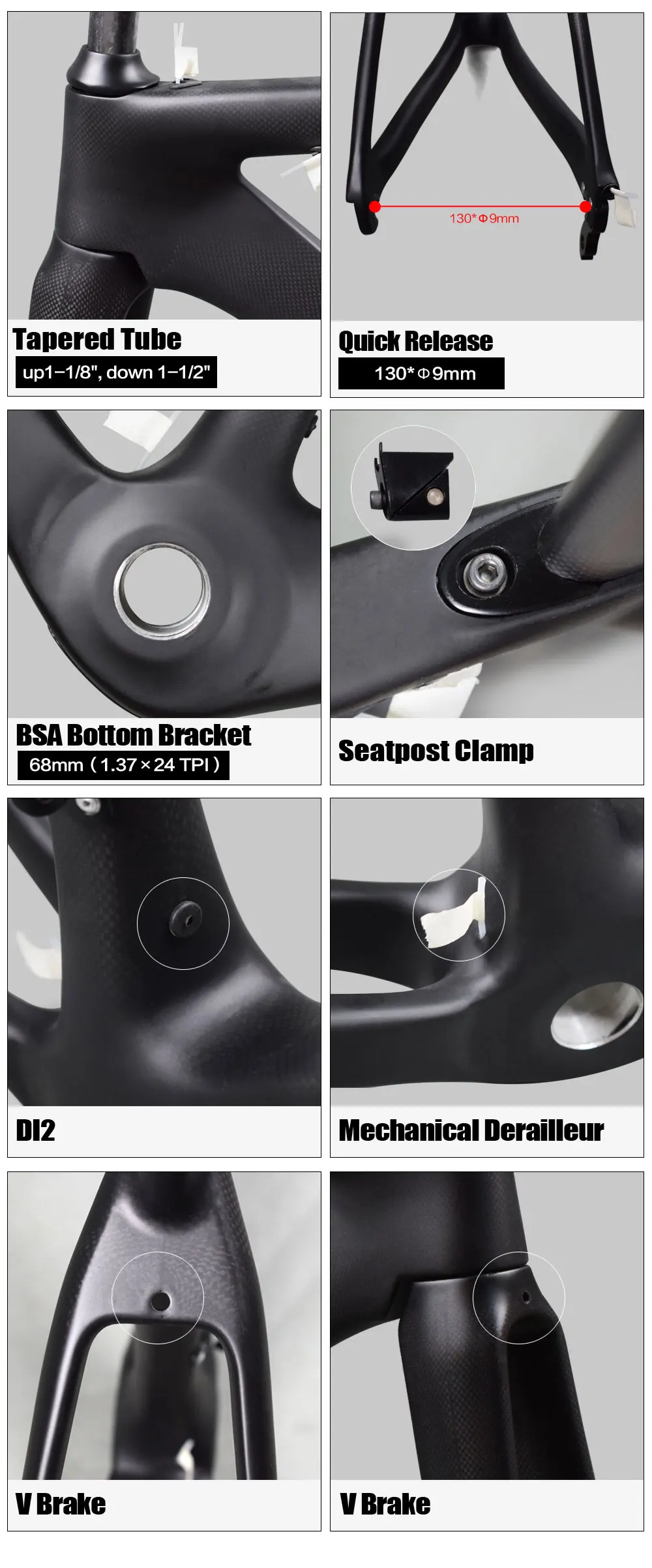 Clearance 2018 Airwolf Carbon road frame BSA 3K matte/glossy bicicleta carbon frame fit for both Di2&Mechanical racing carbon bike frame 18 Clearance 2018 Airwolf Carbon road frame BSA 3K matte/glossy bicicleta carbon frame fit for both Di2&Mechanical racing carbon bike frame 18