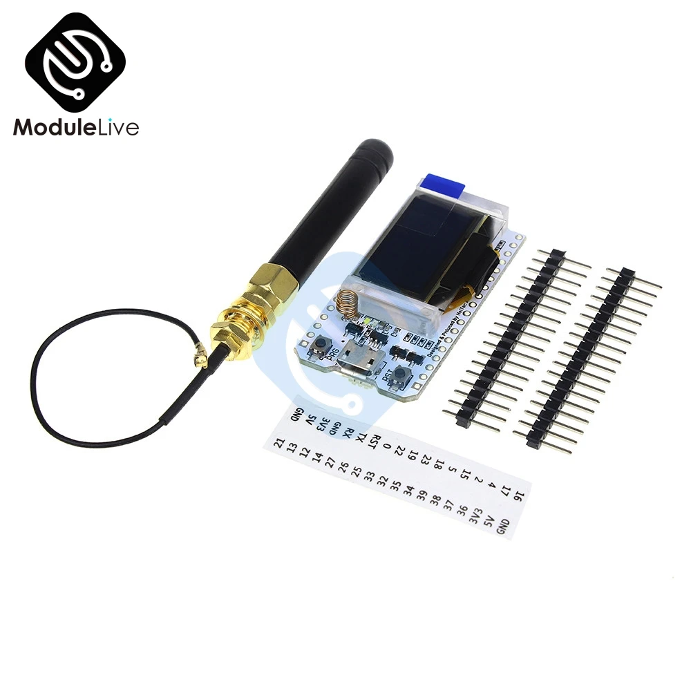 868 МГц 915 МГц SX1276 ESP32 LoRa 0,96 дюймов синий OLED цифровой дисплей Bluetooth wifi комплект модуль IOT макетная плата для Arduino