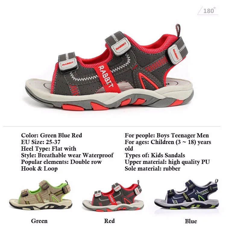 children beach shoes summer new kids sandals leather wear baby what size shoe does a 4 year old boy wear