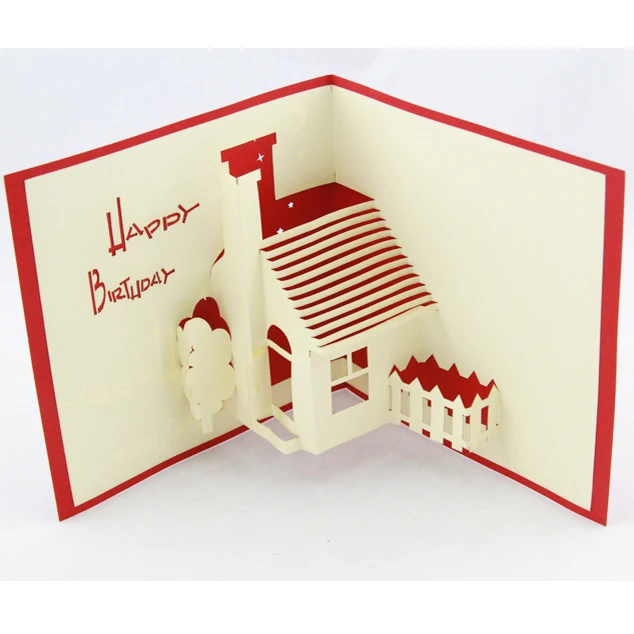 Carte D Anniversaire Maison Carte Pop Up 3d Carte De Joyeux Jour D Anniversaire Personnalisee Livraison Gratuite Carte D Anniversaire Maison Carte Pop Up 3d Carte De Joyeux Jour D Anniversaire Personnalisee Livraison Gratuite