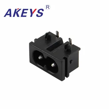 

20PCS AC-019 White black and pink AC power socket and plug with fuse and rocker switch