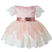 Baby Girl 1st Birthday Outfit Baby Party Frocks Dress for Girl Infant Christening Gown Fancy Toddler Bebes Wedding Easter Dress
