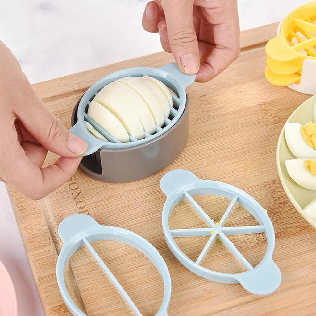 

Hot Sale Cooking Tools 3in1 Cut Multifunctional Kitchen Egg Slicer Sectione Cutter Mold Flower Edges Gadgets Tools #30