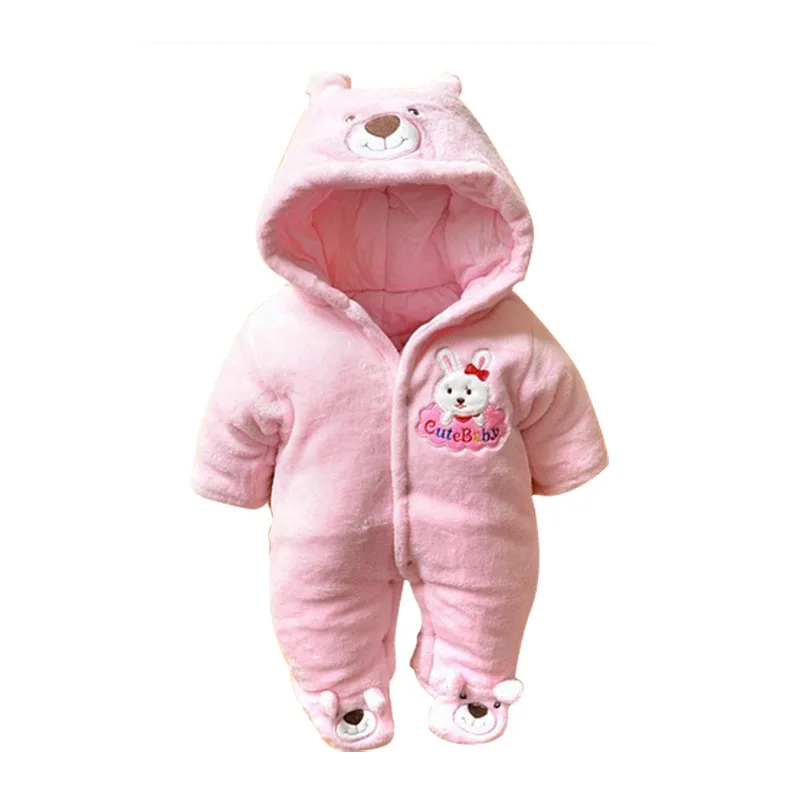 New Arrival !Autumn and Winter Baby Boy&Girl Clothes Newborn Cartoon Animal Outwear Clothing Baby Warm Jumpsuit Free Drop Ship03