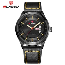 LONGBO simple style men watches Sports Quartz Watch Men Luxury Brand leather strap army Military wrist