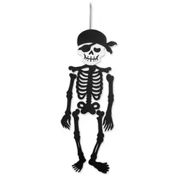 Хэллоуин поставки нетканого череп дверь висячие украшения стены Главная сцена макет Подвески дропшиппинг
