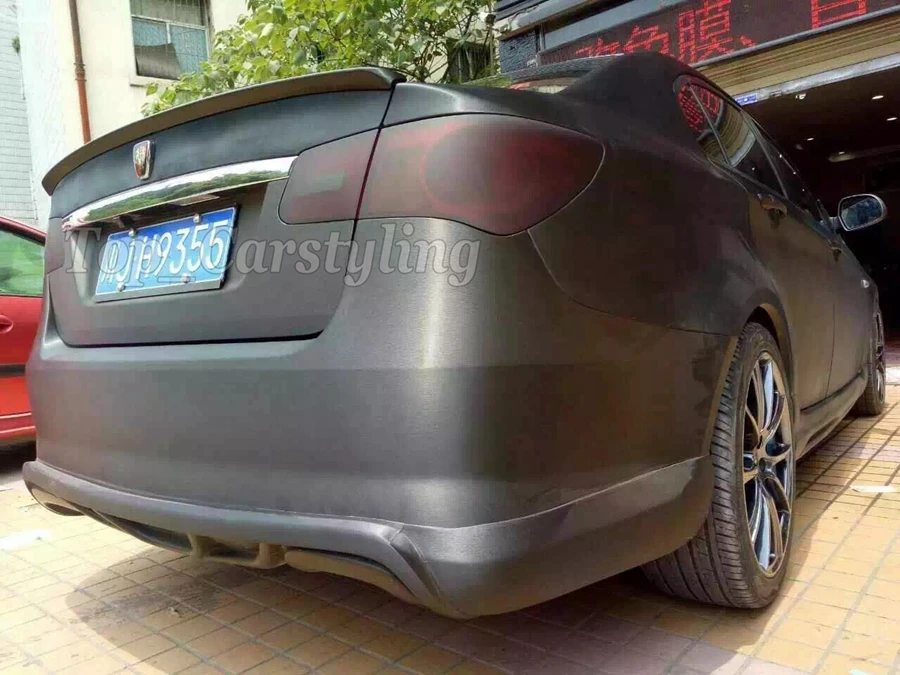 black brushed aluminum vinyl wrap car wrapping titanium brush stell wrap foil with bubble free  3M Avery Arlon HEXIS vinyl (1)