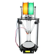 Ship from Germany Geeetech Auto Leveling 3D Printer Dual Extruder Delta Rostock Mini G2S DIY Printing Kits