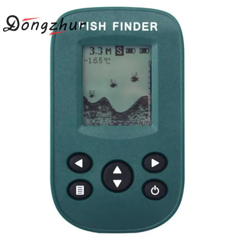 

Dongzhur X8 Portable Dot Matrix Fish Finder Wired Sonar Sensor Fishing Sounder Alarm Depth 0.6-100M For Lake Sea Fishing Tackle