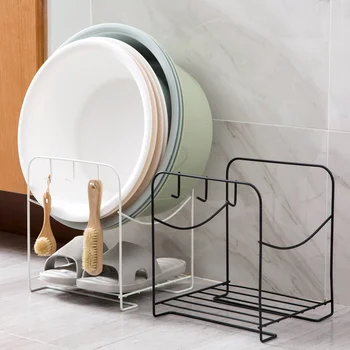 

Wrought iron floor washbasin washbasin rack bathroom bathroom toilet washbasin shelf storage rack LO516506