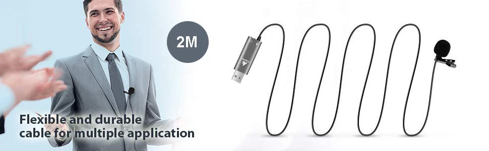 AU-411 USB lavalier microphone 23