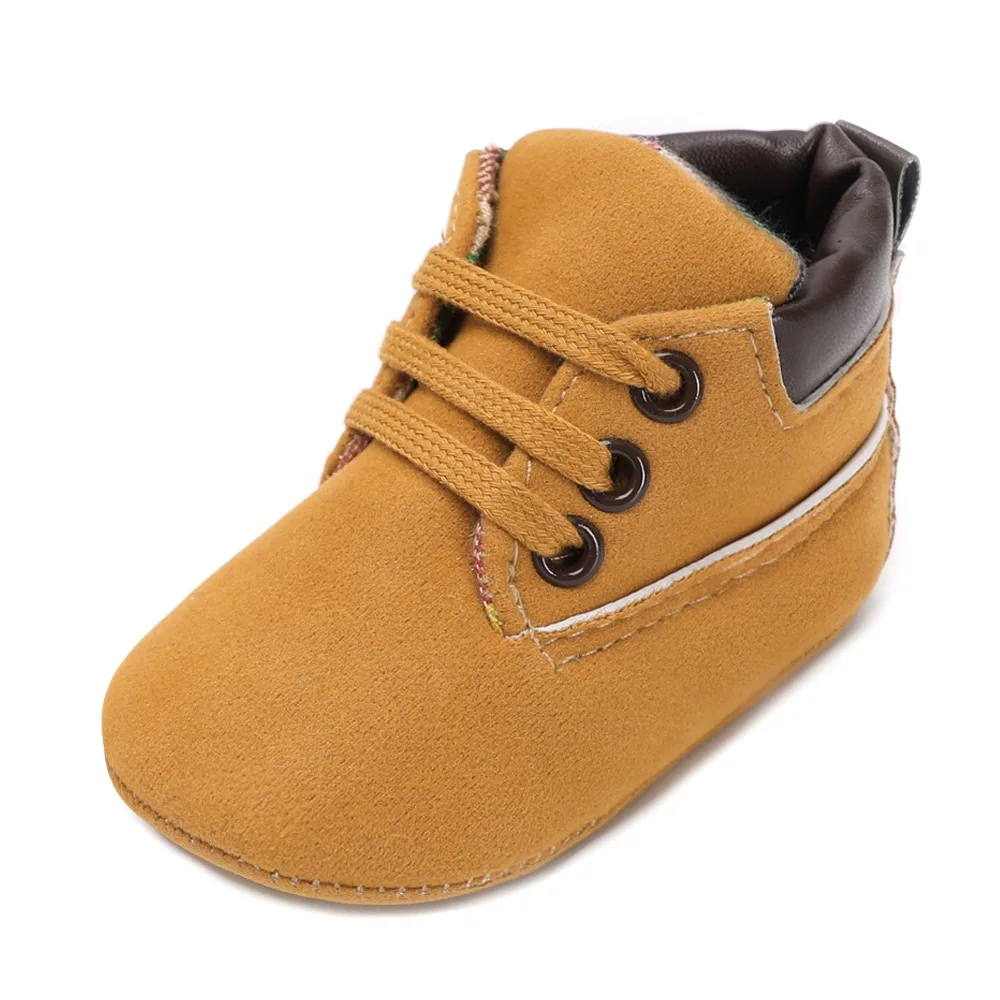 Детская обувь; замшевые мокасины; зимние детские пинетки для малышей; обувь для новорожденных мальчиков и девочек; детская обувь; обувь для первых шагов - Цвет: WS-X-0167