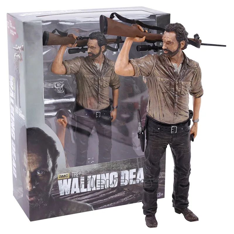 

The Walking Dead Rick Grimes Deluxe PVC Action Figure Collectible Model Toy 10inch 25cm
