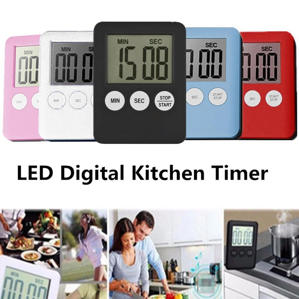 Cooking Digital Timer Kitchen Time Countdown Alarm Clock Baking Tool