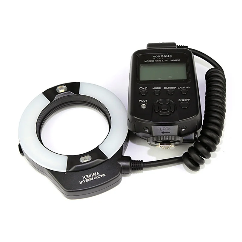 Вспышка Yongnuo YN 14EX YN14EX master TTL тип кольца двойная лампа макро Speedlite с переходным