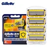 Gillette Fusion Proshield Razor Shaving Blades Manual Smooth Shaving Razors Blades for Men Face Hair Care Shaving Machine  4 pcs ► Photo 1/6