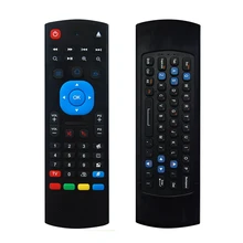 Mini 2.4G Wireless Fly Air Mouse Keyboard with Infrared Remote 3-Gyro+3-Gsensor Teclado for Gaming/Smart TV/IPTV/TVBOX/XBOX 360