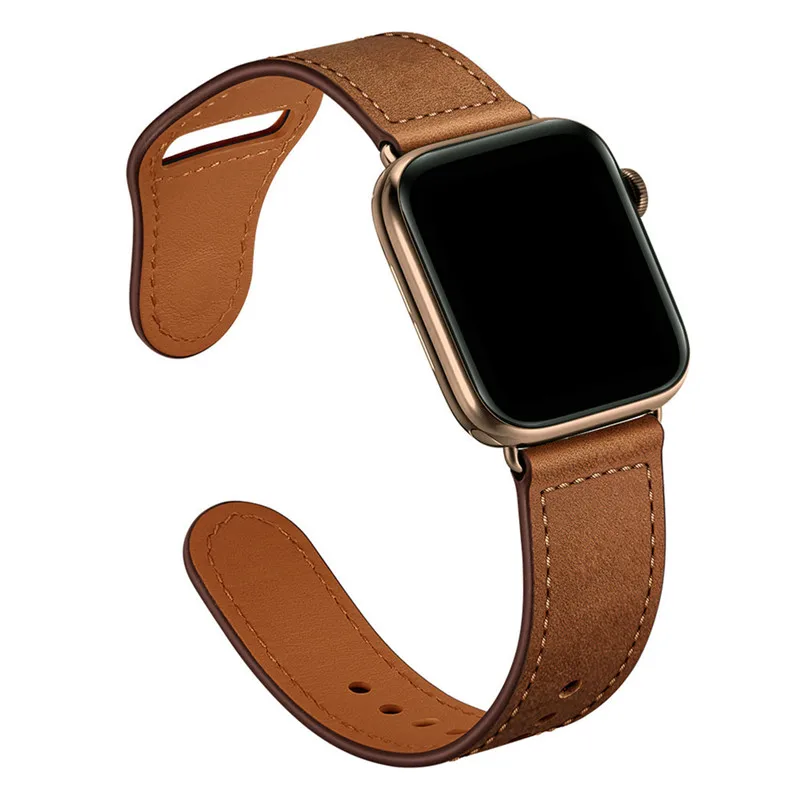 Кожаный ремешок для Iwatch серии 4 38 мм 44 мм, VIOTOO ремешок для часов из натуральной кожи для apple watch