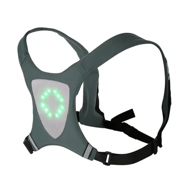 

Wireless Reflective Safety Vest with LED Signals Reflective Safety Vest with LED Signals For all cyclists Rechargeable