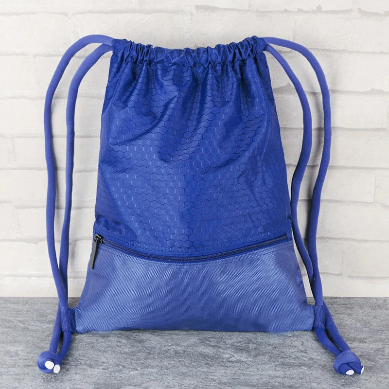 Aosbos Водонепроницаемый складной рюкзак на шнурке для улицы легкие спортивные сумки твердый баскетбольный спортзал сумка для женщин мужчин рюкзак - Цвет: blue