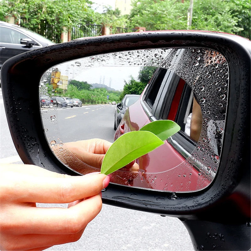 

2 pcs Waterproof Rainproof Anti-fog sticker film Glass Hydrophobic nano Coating for Car Rearview mirror protector cover