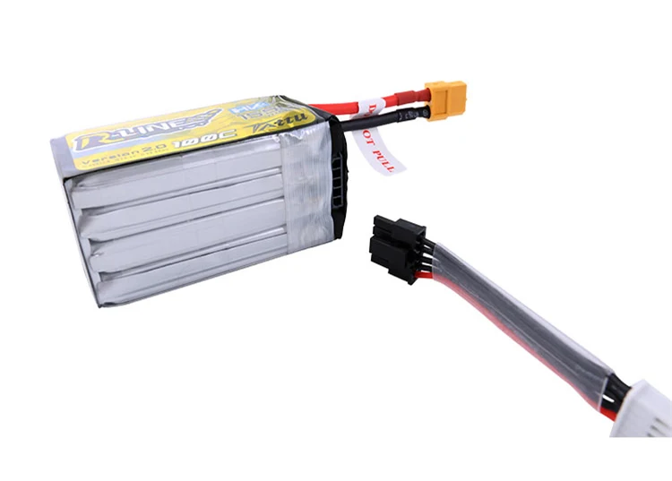 Tattu R-Line версия 2,0 1300mah 1550mAh 100C 4S 15,2 V 4,35 V HV Высокое напряжение Lipo батарея XT60 разъем FPV гоночный Дрон