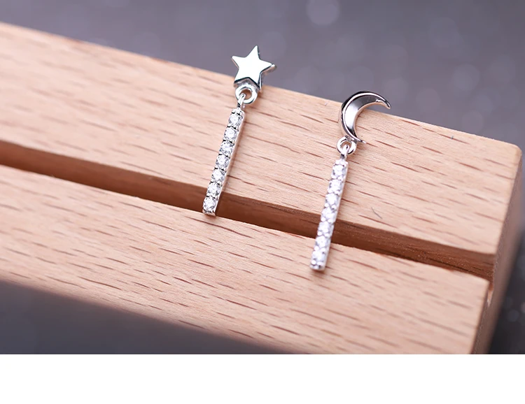 

ZTUNG BSC25 For Mo women fine jewelry,temperamental and romantic lady eardrop,925 silver earring as a present for lover