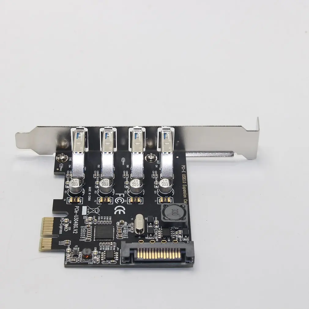 1 ПК компьютер офисный Компоненты Ssu для рабочего стола, Usb3.0 карты расширения Размеры шасси Универсальный Nec Pci-E на Usb3.0 карты расширения