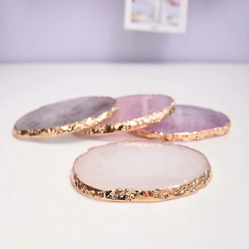 JINSERTA Resin Storage Tray Jewelry Display Plate Necklace Ring Earrings Display Tray Creative Decoration Organizer