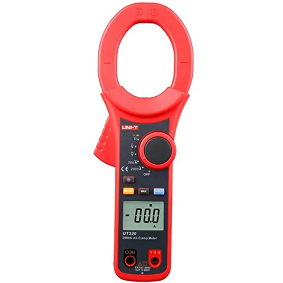 

2017 High Quality Original UNI-T UT220 2000A Digital Clamp Meters Measure Multimeters Auto Range Resistance Free Shipping