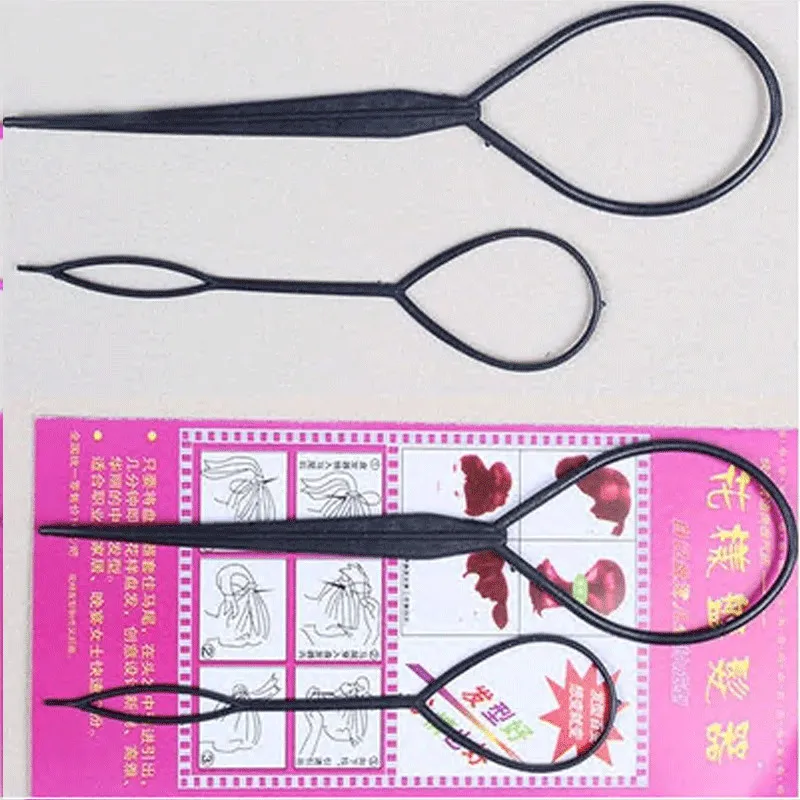 New-Hot-Sale-2Pcs-Ponytail-Styling-Maker-Hair-Fashion-Twist-Braid-Makeup-Tool-Accessories (2)