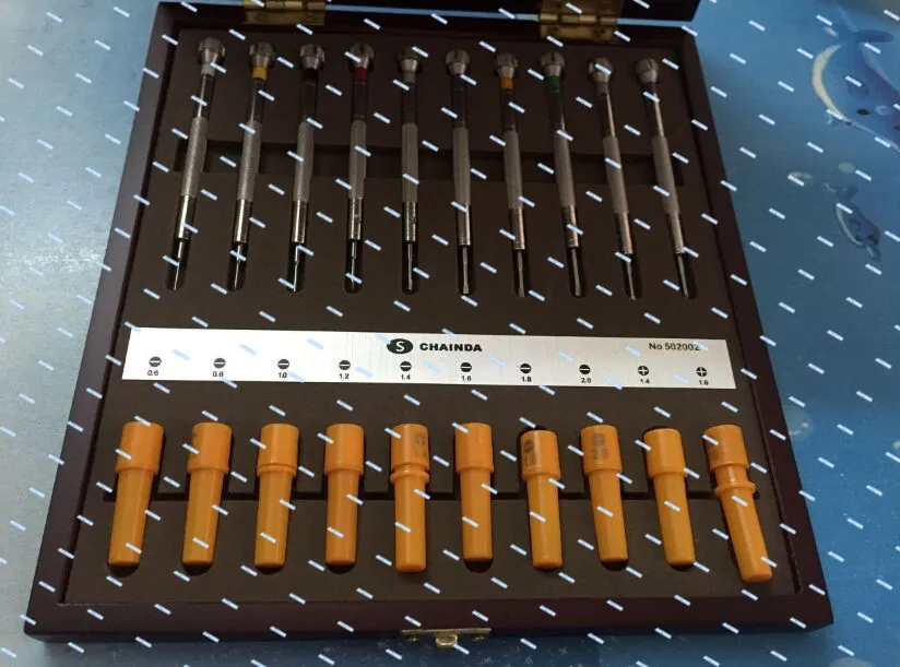 

Free Shipping CHAINDA Bergeon Style Watchmakers Precision Screwdriver 10 Piece Set Brand New
