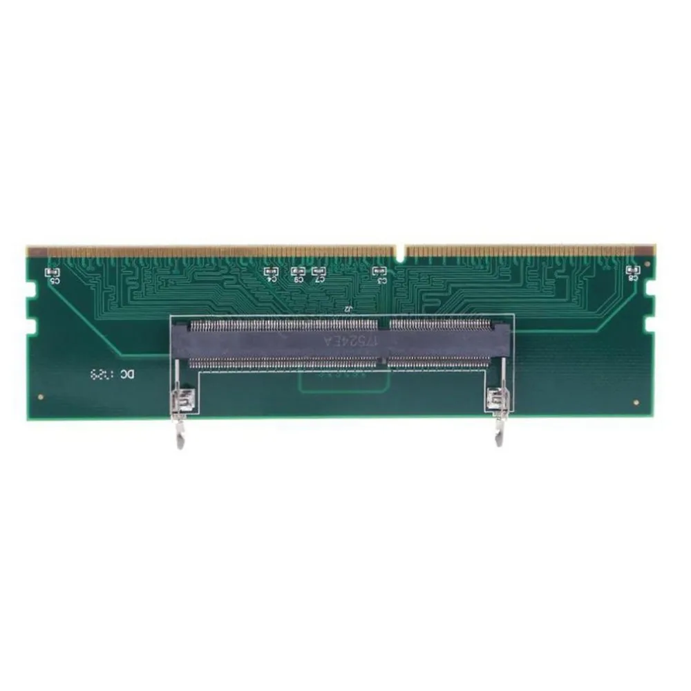 Green DDR3 Laptop SO DIMM to Desktop DIMM Memory RAM Connector Adapter Card Useful Computer Component Supplies Green DDR3 Laptop SO DIMM to Desktop DIMM Memory RAM Connector Adapter Card Useful Computer Component Supplies