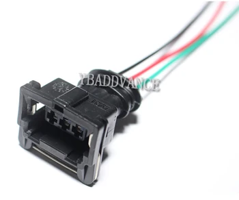 

Black Female Bosh 3 Pin Pigtail Connector For Japanese Cars With Pins and Wire Seals