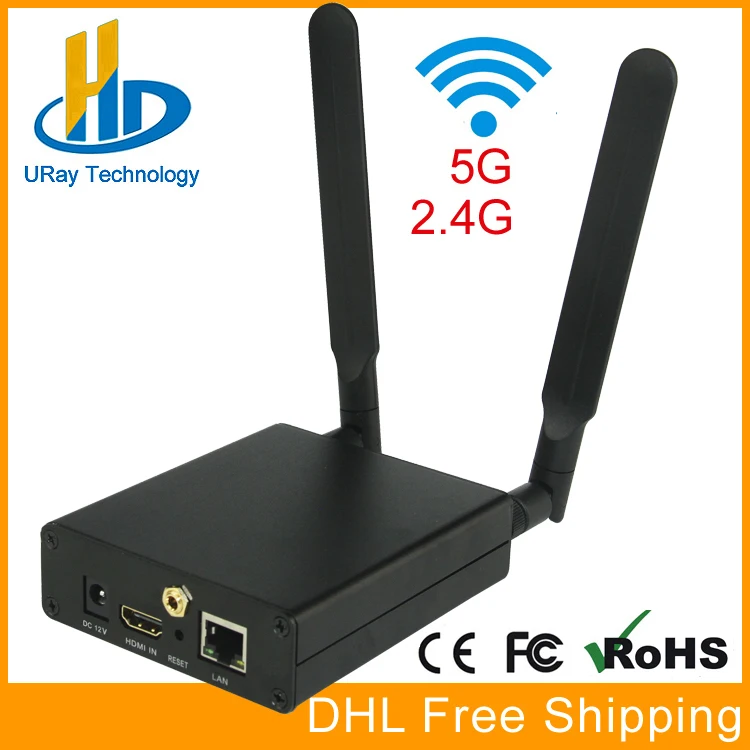 

HEVC H.265 H.264 WiFi HDMI Video RTSP RTMP HD Encoder Transmitter Live Broadcast Encoder Wireless H265 IPTV Encoder 1080P 1080I