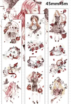 

Special ink 45mm wide Witch's tears Vintage Adhesive Tape decoration washi tape DIY scrapbooking masking tape No round label