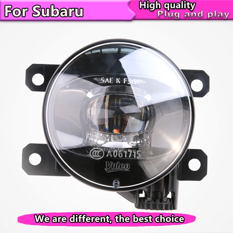 

Car Styling LED Fog Lamp Assembly for Subaru BRZ XV Impreza Forester Outback LED Fog Light Auto Angel Eye Fog Lamp LED DRL