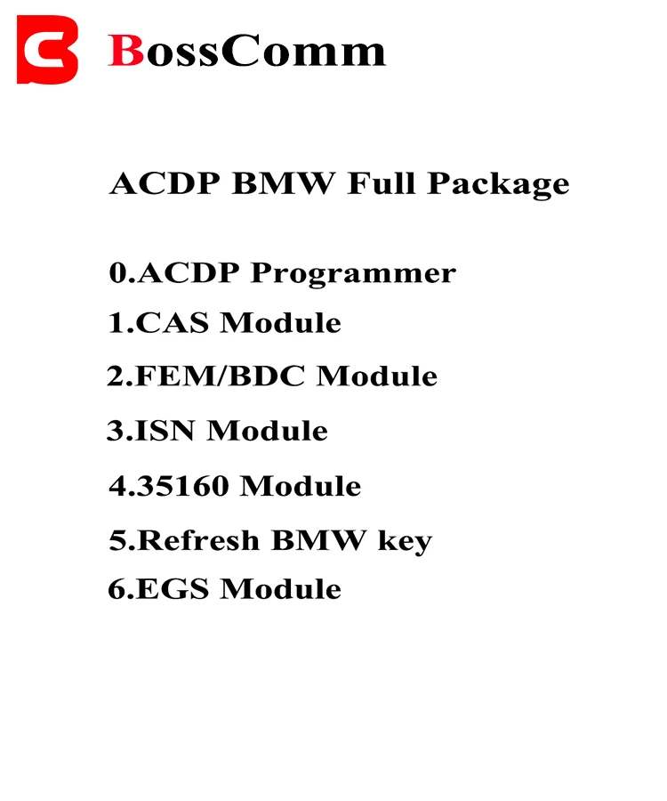 Мини ACDP Автомобильный ключ программист для bmw полная посылка OBD2 CAS/FEM& BDC/ISN/M35XX/Key Refresh/FRM/EGS без пайки