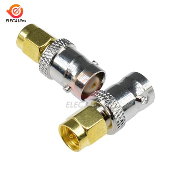 

RF Coax Coaxial SMA Male Plug to BNC Female Connectors M/F Radio Antenna Connector Adapter for for Antennas Broadcast Radios